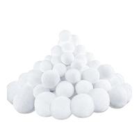 45pcs 5/7/8cm White Elf Christmas Snowballs Indoor Snowball,Soft Fake Christmas Snowballs,Indoor Kids Snow Fight,Realistic Artificial Snowballs for Winter Game,Snow Fights,Xmas Trees,Home Decoration