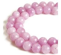 45pcs 8mm Kunzite Beads Natural Gemstone Beads Round Loose Beads for Jewelry Making