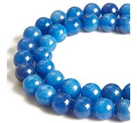 45pcs 8mm Kyanite Beads Natural Gemstone Beads Round Loose Beads for Jewelry Making