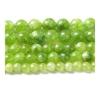 45pcs 8mm Natural Peridot Green Lace Jades Beads Round Loose Spacer Beads for Jewelry Making DIY Bracelets Crystal Energy Healing Power Stone 15 Inch (8mm, Green Peridot Jade)