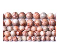 45pcs 8mm Natural Red Crazy Lace Agate Stone Beads Round Loose Spacer Beads for Jewelry Making DIY Bracelet,Energy Stone Healing Power (8mm, Red Crazy Lace Agate)