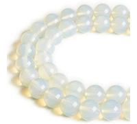 45pcs 8mm Opal Beads Natural Gemstone Beads Round Loose Beads for Jewelry Making