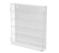 45pcs Acrylic Challenge Coin Display Case with Door Dustproof Cabinet