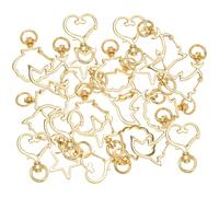 45pcs Alloy Swivel Clasp Keychain Clasp for Jewellery Makers DIY | Lobster Claw Closure, 360 Swivel Base, Quick Clip-on, Fits Jump Rings and Chains Random Style