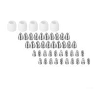 45PCS Consumables Kit for P80 Plasma Cutter with Threaded 1 1mm Nozzle Tips Electrodes and Shroud Cups for Stable Connections