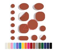 45PCS Down Jacket Repair Patches for Clothing, Puffer Jacket Repair Patch, Waterproof Fabric Tape Self-Adhesive Nylon Patch for Jackets Coats Tent Sleeping Bags Outerwear,Light Coffee