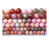 45pcs Natural 8mm Alashan Rainbow Agate Stone Beads for Jewelry Making Bracelet DIY Necklace Accessories 15" Energy Healing Power Stone Beads (8mm