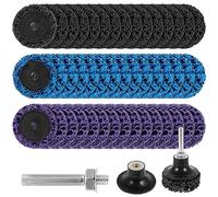 45Pcs Strip Discs Stripping Wheel 2inch Diamond Abrasive Disc Paint Rust Removal Tool Quick Change Grinding Wheel Polishing Disc Effective Rust Surface Clean Tool for Metal Plastic(2 inches)