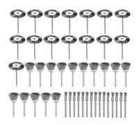 45Pcs Wire Cup Brush Set Stainless Steel For Dremel Rotary Tool Accessories Uk