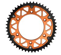 45T 46T 47T 48T 49T 51T 52T Motorcycle Rear Sprocket Chain Wheel Compatible With FE 250 350 390 450 501 570 FX TE 125 300 Models Replacement Part For Dirt Bike(520 52T)