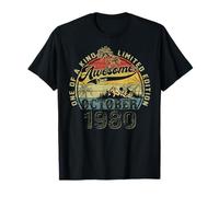 45th Bday Gifts for Men October 1980 45 Year Old T-Shirt