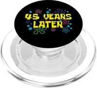 45th Birthday 45 Years Later 45 Years Old Bday PopSockets PopGrip for MagSafe