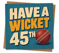 45th Birthday Card for Her, Funny Design | Eye-catching greeting card; Funny artwork for her on a 45th birthday with a warm, memorable feel