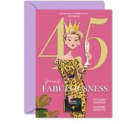 45th Birthday Cards for Women, Years Of Fabulousness