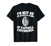 45th Birthday Footballer - American Football 45 Years Old T-Shirt