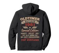 45th birthday gift man vintage 1981 not old classic car fun Pullover Hoodie