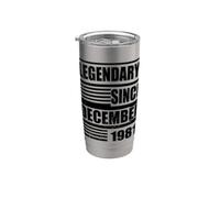 45th Birthday Legendary Since December 1981 Birthday Saying Stainless Steel Insulated Tumbler