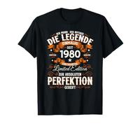 45th Birthday Man Woman 45 Years 1980 Decoration Fun T-Shirt