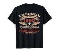 45th Birthday Man Woman 45 Years 1980 Decoration Fun T-Shirt