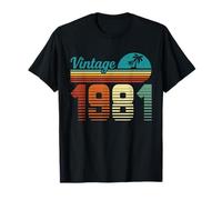45th Birthday Retro Distressed Vintage 1981 Limited Edition T-Shirt