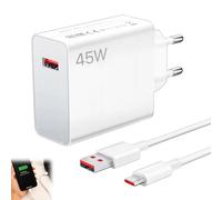45W Charger for Xiaomi, Fast Charger for Redmi Note 14 13 12 with 6A USB-C Cable (2m) for Xiaomi 15 14, Poco F7 Ultra, Redmi Turbo 4 Pro