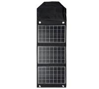 45W Collapsible Solar Panels Charger with USB-A and USB-A Phones, Power Supply, Tablet QC3.0 Out-Camping, Running, Backpack Waterproof Travel