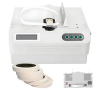 45W Currency Strapping Machine - Automatic Money Packer Banknote Binding Machine with 5 Strapping Tapes, 2s/Time Banknote Bundling Machine for Tying Cards, Business Cards, Bills