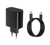 45W European Charger for Samsung Galaxy S23 S22 S21 Ultra Plus MacBook iPad Air Pro EU Power USB Type C Wall Charger PD PPS Italy France Spain Euro Essentials