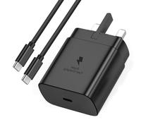 45W Samsung Charger,USB Type C Cable and Phone Plug Charge Super Fast Charging 2.0 for Galaxy S25/S24 Ultra/S24/S23 Ultra/S23+/S22 Ultra/S22/S20/C55/A25/A26/A16/A15/A36/F55/A56/M55/M56/Tab A9 S9 S8 S7