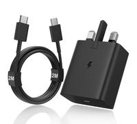 45W Samsung Fast Charger, USB Type-C Port, Samsung Ultra Fast Charging Cable, Compatible with Samsung Galaxy S24 ULTRA/S23/S2 Plus/S21 FE 5G/Note 20 ULTRA/A53/A52/A72, Galaxy Tab S8+ (2m)