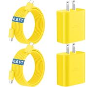 45W Samsung Super Fast Charger Type C,USB C Fast Charger 6.6ft Cable Cord Android Phone Charger Block for Samsung Galaxy S24 Ultra/S24/S24+/S23 Ultra/S23/S23+/S22/S21/S20/Note 10/20, Galaxy Tab,yellow
