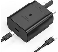 45W Super Fast Charger 2.0 for Samsung,USB Type C Charging Cable and Plug Charge for Galaxy S25/S24 Ultra/S24+/S23 Ultra/S23+/S22 Ultra /S22/S20/C55/A25/A26/A16/A15/A36/F55/A56/M55/M56/Tab A9 S9 S8 S7