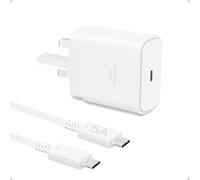 45W Super Fast Charger for Samsung,Gcstnn USB C Plug for Galaxy S25 Ultra/S25+/S25/S24 Ultra/S24+/S24/S23/S22/S21/A56,A55,A54,A36,A26,A16,Z Fold 6/ Flip 6,Tab S10 S9, with 5.9ft 5A Type-C Cable