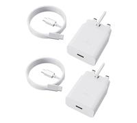 45W Super Fast Charger USB C, 2 Pack PPS Type C Charging Block with 6FT USB-C Phone Cable for Samsung Galaxy S25 +/Ultra /S24 S23 S22 +/Ultra/ S21 S20/Tab S9 and More