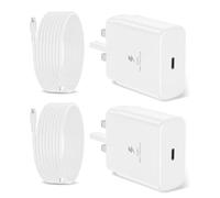 45W Super Fast Charger USB Type C Charging for Samsung Galaxy S26 S25 S24 Ultra Edge/A57/A56/A54/Z Fold 7/6/5, USB C Plug eith 1M Type-C Cable - White
