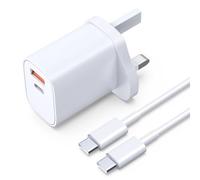 45W USB C Charger,For iPhone Charger Plug,For Samsung Fast Dual USB Plug with 1.8M USBC to USBC Charger Cable for iPhone 17/15/16 Pro,iPad Pro/Air, Samsung Galaxy S24/S23/S22,ect