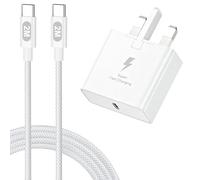 45W USB C Charger for Samsung Super Fast Charger, Type C Charger Plug Fast Charging with 2M USB C Cable for Galaxy S26 S25 S24 S23 S22 S21 S20 Ultra A17 A36 A56, Note 20/10, Z Fold, UsB C Plug Adapter