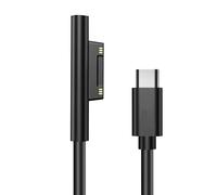 45W USB-C Charging Cable for Surface Pro 7, Pro 6, Pro 5, Pro 4, Pro 3, and Go