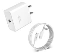45W USB C Fast GaN Charger for Google Pixel 9 Pro XL/9 Pro/9/8 Pro/8/8a/7 Pro/7a/7/6/5/4 XL, Looptimo 45 Watt Type C Adapter PD 3.0/PPS Wall Plug Charging Rapidly Block with 6.6 FT C to C Cable(White)