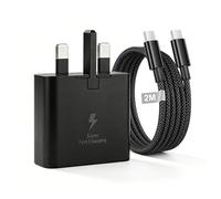 45W USB C Plug Fast Charge for Samsung 45W Super Fast Charger and USB C Charger Cable Lead 2M,fast Charging Cable Type C to Type C for Samsung Galaxy S26 S25 S24 S23 Ultra S22 Plus Z Fold6 Z Flip6 A56