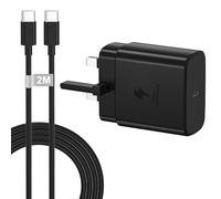 45W USB C Plug Fast Charge for Samsung Galaxy S26 S25 Ultra/S26+/S25+/S25 | 45W USB C Charger Plug Fast Charging Type C plug with USB C 2M cable for Samsung Charger S24 Ultra/S24+/S23/S22/S21/S20/A56