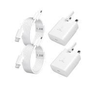 45W USB-C Super Fast Charger for Samsung Galaxy, 2Pack Type C Fast Charging Block & 1.8m USBC Android Phone Cable for Galaxy S25 Ultra/S25 S24 S23 S22 S21 S20 S10 Ultra/Plus,Galaxy Tab S9 S8