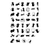 45x/Box Pet Cat Theme Self-Adhesive Stickers for Journaling Scrapbooking - Animal Decorative