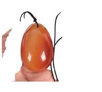 45X30 MM Big Agate Massage Egg Natural Crystal Jade Drill Yoni Ball for Kegel Exercise Tool Muscle Massager Care,1