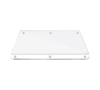 45x35 Cm Clear Acrylic Chopping Board,Non-Slip Clear Cutting Board with Lip,Small Kitchen Worktop Saver Counter Top Protector Mat,for Meat, Vegetables