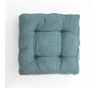 45X45cm Booster Cushions for Armchairs, Large Firm Dining Chair Cushions with Ties, Thick Soft Touch Seat Cushion for The Elderly, Post-Operative And Pregnancy,Blue,2Pcs