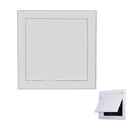 45x45cm Metal Access Panel for Drywall Easy-Install Push-to-Open Design Sturdy White Construction Ideal for Maintenance and Repair Access