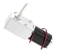 45zy Turbo Worm Reduction Motor DC 12V 24V Electric High Torque Low Speed Self Locking Gear Reducer Motor Metal Gear Motor(Without Bracket 24V,80 RPM)