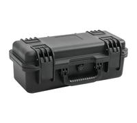 vidaXL Portable Flight Case Protective Hard Camera Case - Black Polypropylene & ABS - 46.5 x 21.5 x 17.5 cm - Shock Resistant & Water Protection