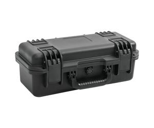 (46.5 x 21.5 x 17.5 cm) vidaXL Portable Flight Case Black PP Tool Box Protective Hard Case Carry Case